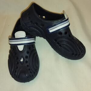 BOYS HOUNDS LIGHT WEIGHT KIDS ULTRALITE SHOES SLIP-ON BLUE/WHITE TODDLER SZ 5/6